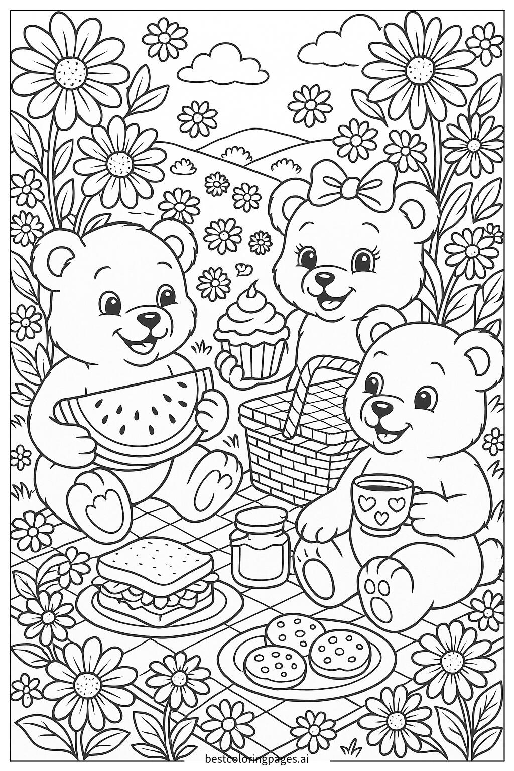 bears-having-a-picnic-in-a-