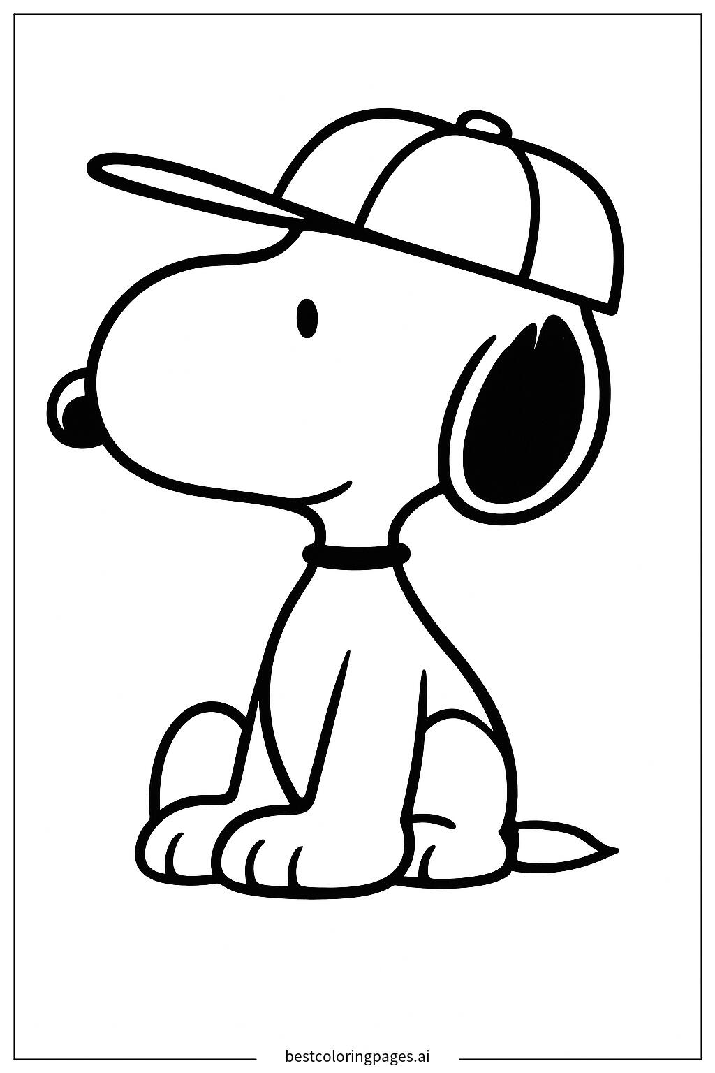 スヌーピーの絵 Snoopy. #snoopy #yunagaba #kaerusensei #長場雄