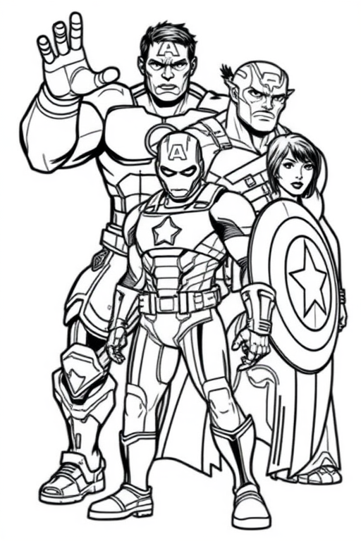 avengers Coloring Pages