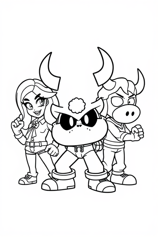 Brawl Stars Coloring Pages