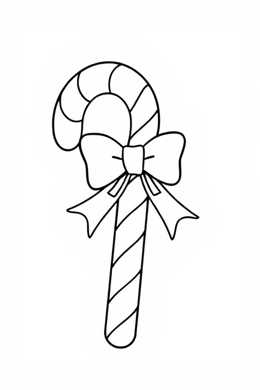 candy cane Coloring Pages