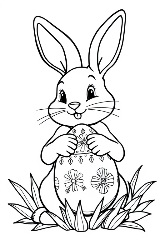 Easter Bunny Coloring Pages
