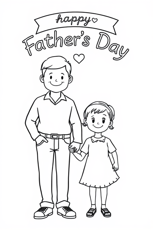 Father's Day Coloring Pages
