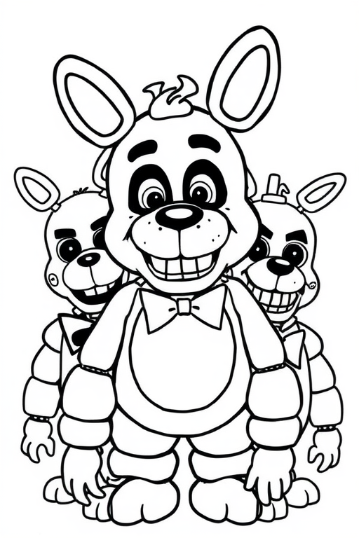 five nights at freddy's Coloring Pages