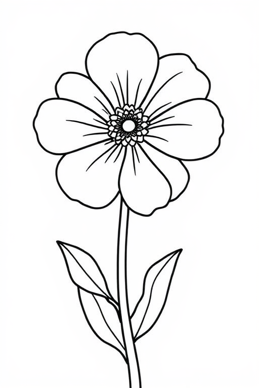 Flower Coloring Pages