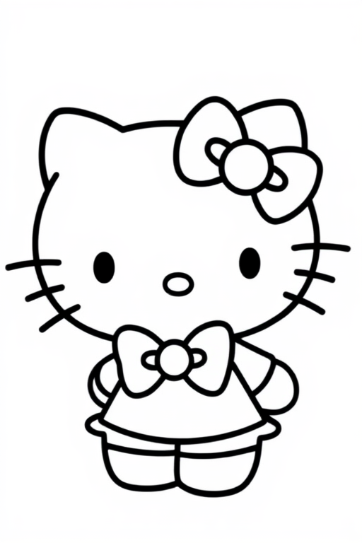 hello kitty Coloring Pages
