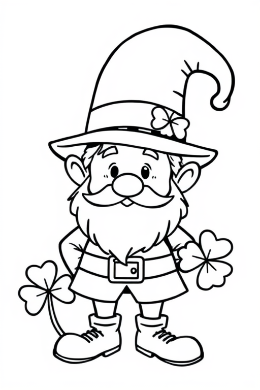 leprechaun Coloring Pages