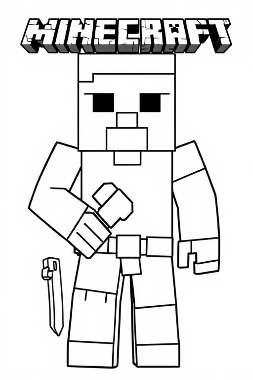 Minecraft Coloring Pages