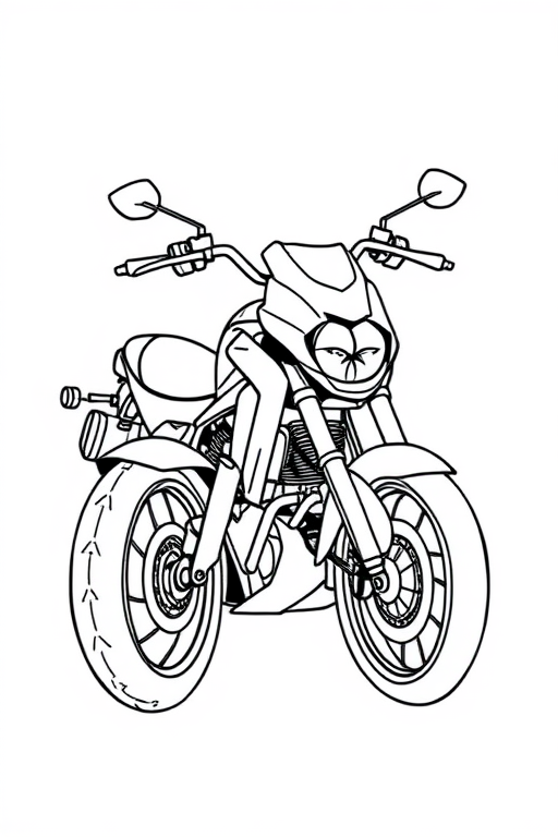 motorcycle Coloring Pages