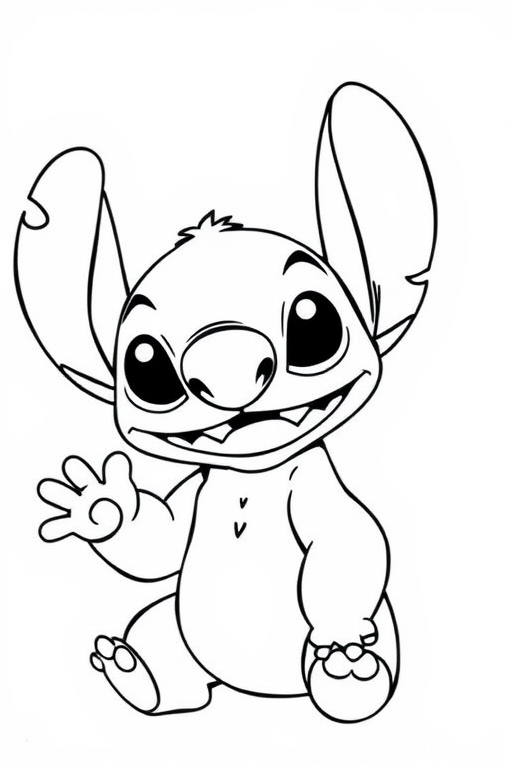 Stitch Coloring Pages