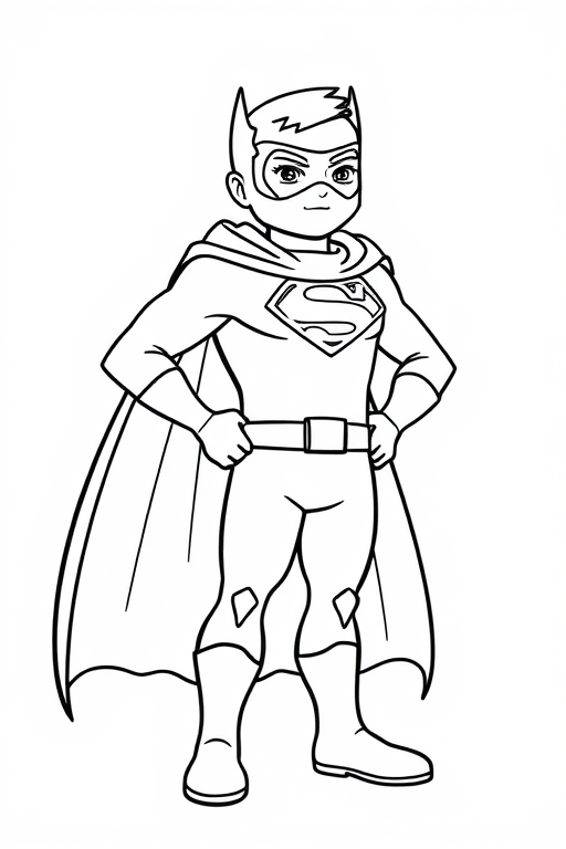superhero Coloring Pages